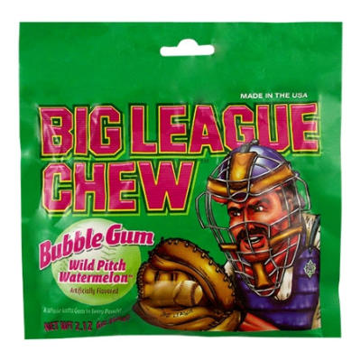 Big League Watermelon Bubble Gum