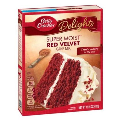 Betty Crocker Super Moist Red Velvet Cake Mix