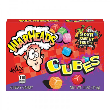 Warheads Chewy Cubes Theatre Box