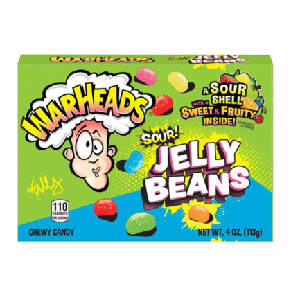 Warheads Sour Jelly Beans Theatre Box