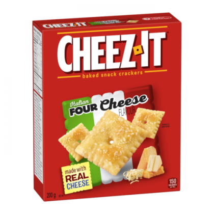 Cheez-it Italian Four Cheese Crackers 7.05 oz  (Canadian)  New lower price