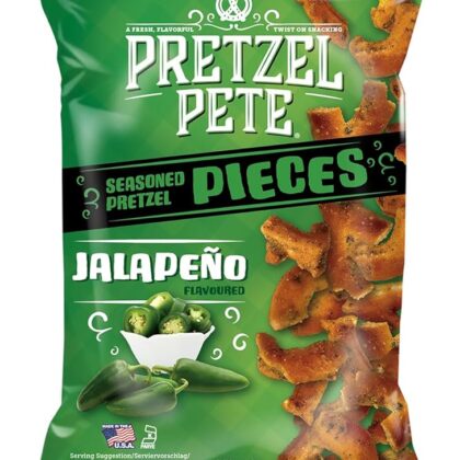 Pretzel Pete Jalapeno Pieces 160g   NEW