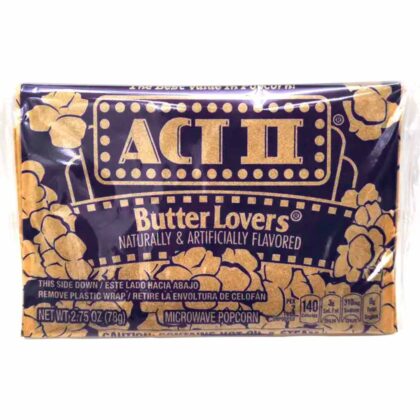 Act II Butter Microwave Popcorn 2.75 oz   NEW
