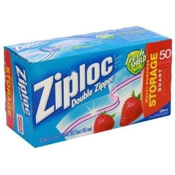 Ziploc (50) Storage Bags Medium   New Product