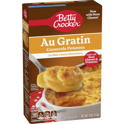 Betty Crocker Au Gratin Potatoes 4oz   b/b 25 March 2026  only few left