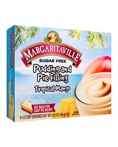 Margaritaville Sugar Free Tropical Mango Pudding Mix 1.62 oz  Easy to make for that special  Treat