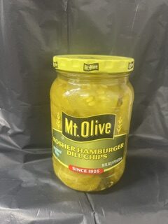 Mt Olive Kosher Hamburger Dill Chips 473 ml   NEW Introductory Special Offer