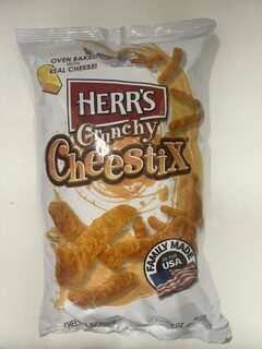 Herr's Crunchy Cheestix 8 oz   NEW